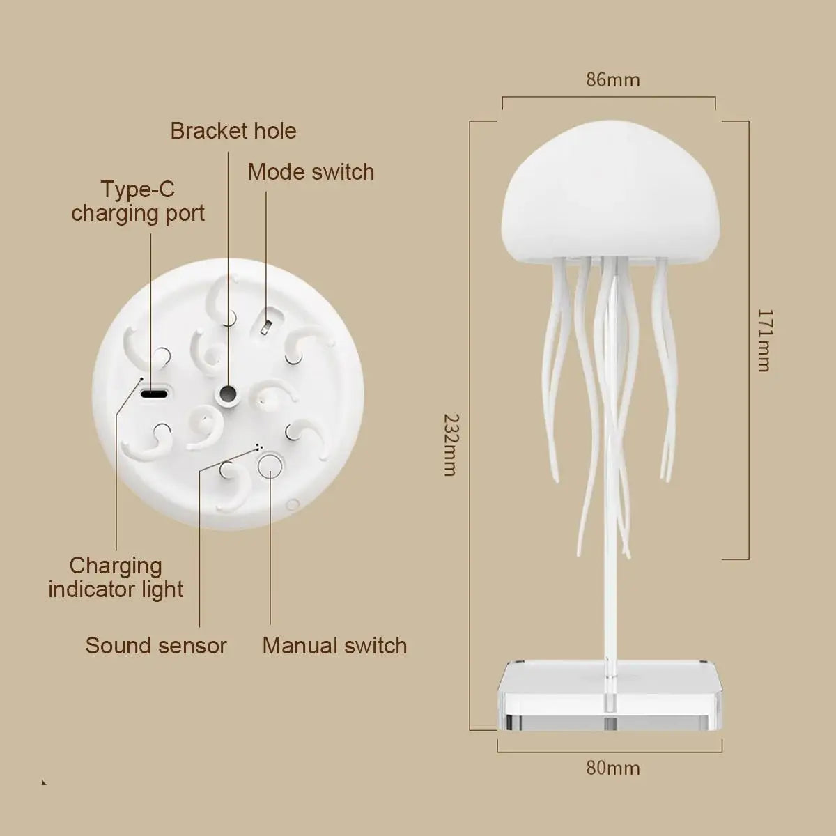 Floating Jellyfish Lamp