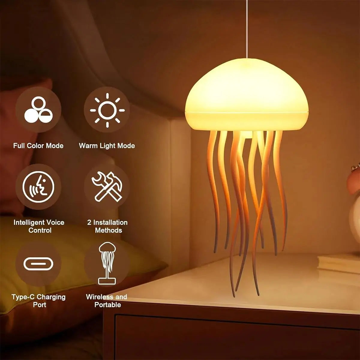 Floating Jellyfish Lamp